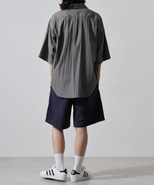 MONT KEMMEL(モンケメル)の「MONT KEMMEL COTTON LINEN TWILL EASY SHRORTS(その他パンツ・メンズ・ベージュ/ネイビー・38/40)」の12枚目の写真