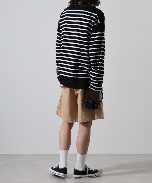 MONT KEMMEL(モンケメル)の「MONT KEMMEL COTTON LINEN TWILL EASY SHRORTS(その他パンツ・メンズ・ベージュ/ネイビー・38/40)」の7枚目の写真