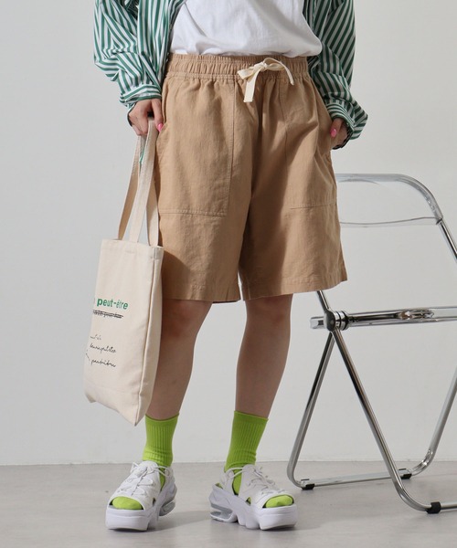 MONT KEMMEL(モンケメル)の「MONT KEMMEL COTTON LINEN TWILL EASY SHRORTS(その他パンツ・メンズ・ベージュ/ネイビー・38/40)」の13枚目の写真