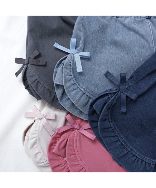apres les cours(アプレレクール)の「【WEB限定・接触冷感】もっとひんやりフリルカットパンツ(その他パンツ・キッズ・ブルー/ピンク/サックスブルー/アイボリー/チャコール・100/140/130/120/110/90/80)」の19枚目の写真