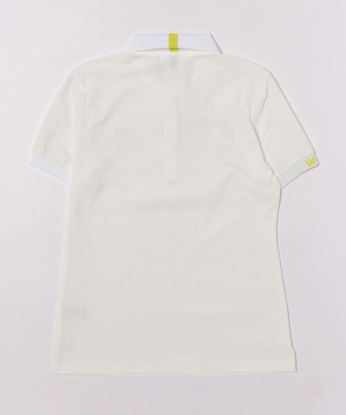 WAAC（ワック）の「WOMENS クラシックピケ 半袖ポロシャツ（ポロシャツ・レディース・ホワイト/ブラック・X-SMALL/SMALL）」の4枚目の写真