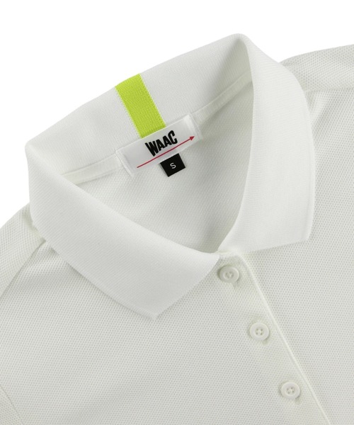 WAAC（ワック）の「WOMENS クラシックピケ 半袖ポロシャツ（ポロシャツ・レディース・ホワイト/ブラック・X-SMALL/SMALL）」の8枚目の写真