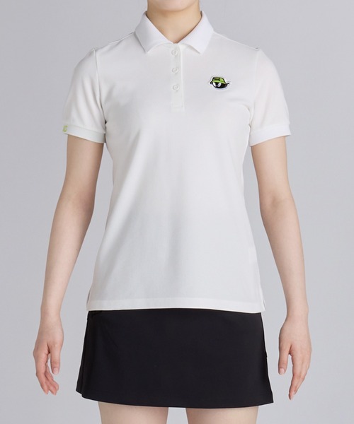 WAAC（ワック）の「WOMENS クラシックピケ 半袖ポロシャツ（ポロシャツ・レディース・ホワイト/ブラック・X-SMALL/SMALL）」の6枚目の写真