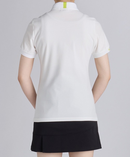 WAAC（ワック）の「WOMENS クラシックピケ 半袖ポロシャツ（ポロシャツ・レディース・ホワイト/ブラック・X-SMALL/SMALL）」の5枚目の写真
