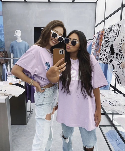 FLEX（フレックス）の「square wide 2 sunglasses / スクエア ワイド サングラス（サングラス・レディース・グレー/ブルー/ブラウン/ブラック系/ブラック×ホワイト・FREE）」の19枚目の写真