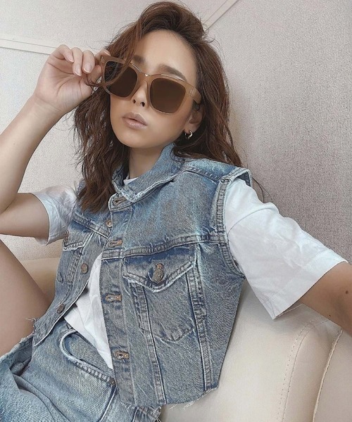 square wide 2 sunglasses / スクエア ワイド サングラス（サングラス