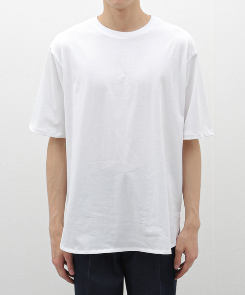 417 EDIFICE(フォーワンセブンエディフィス)の「レイヤード テンジク ラウンドTシャツ(Tシャツ/カットソー・メンズ・ブラック/ホワイト/ブルー/ライトグレー・SMALL/MEDIUM/LARGE)」の2枚目の写真