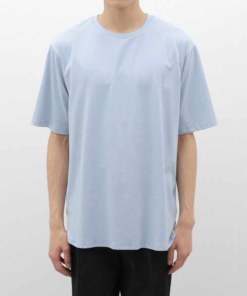 417 EDIFICE(フォーワンセブンエディフィス)の「レイヤード テンジク ラウンドTシャツ(Tシャツ/カットソー・メンズ・ブラック/ホワイト/ブルー/ライトグレー・SMALL/MEDIUM/LARGE)」の4枚目の写真