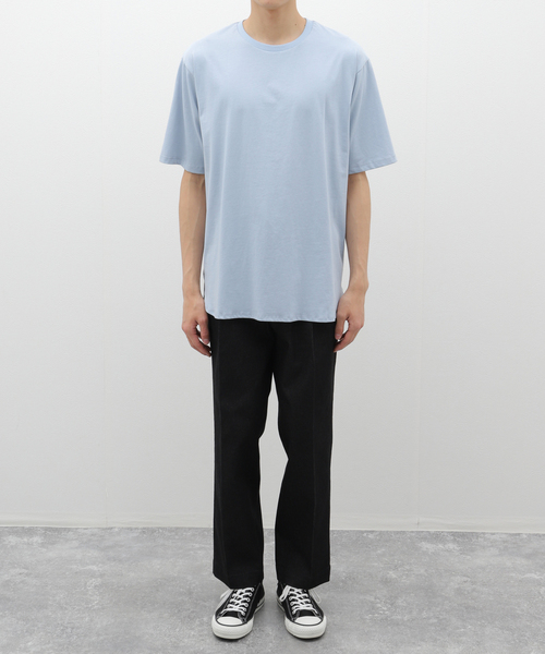 417 EDIFICE(フォーワンセブンエディフィス)の「レイヤード テンジク ラウンドTシャツ(Tシャツ/カットソー・メンズ・ブラック/ホワイト/ブルー/ライトグレー・SMALL/MEDIUM/LARGE)」の13枚目の写真