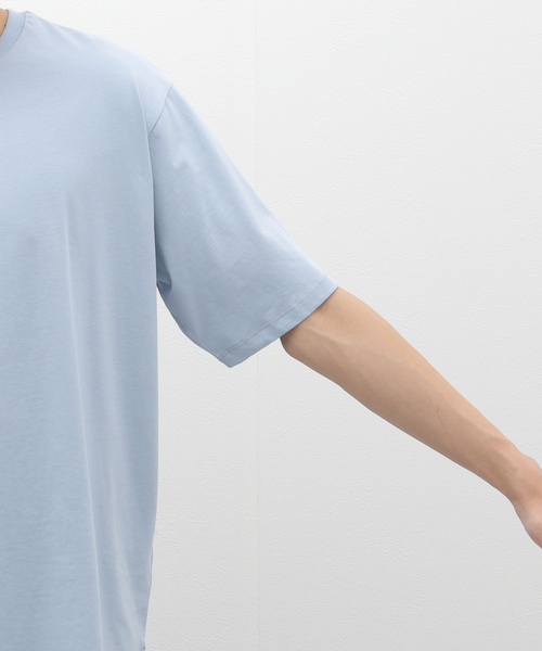 417 EDIFICE(フォーワンセブンエディフィス)の「レイヤード テンジク ラウンドTシャツ(Tシャツ/カットソー・メンズ・ブラック/ホワイト/ブルー/ライトグレー・SMALL/MEDIUM/LARGE)」の18枚目の写真