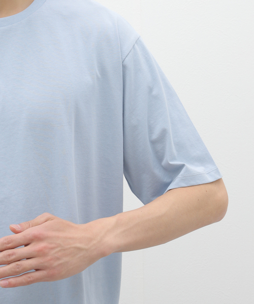 417 EDIFICE(フォーワンセブンエディフィス)の「レイヤード テンジク ラウンドTシャツ(Tシャツ/カットソー・メンズ・ブラック/ホワイト/ブルー/ライトグレー・SMALL/MEDIUM/LARGE)」の19枚目の写真