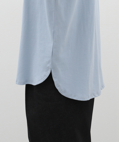 417 EDIFICE(フォーワンセブンエディフィス)の「レイヤード テンジク ラウンドTシャツ(Tシャツ/カットソー・メンズ・ブラック/ホワイト/ブルー/ライトグレー・SMALL/MEDIUM/LARGE)」の20枚目の写真