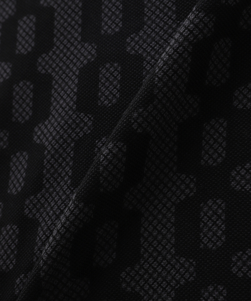 FRED PERRY(フレッドペリー)の「FRED PERRY (フレッド ペリー) CABLE PRINT FP POLO SHIRT M7790(ポロシャツ・メンズ・チャコールグレー・MEDIUM/LARGE)」の12枚目の写真