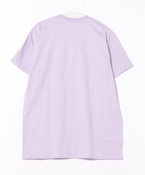 Q（キュー）の「AvecロゴT（Tシャツ/カットソー・レディース・ラベンダー/ブラック/ホワイト・MEDIUM）」の21枚目の写真