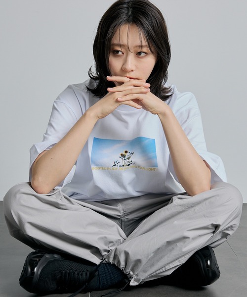 ZOZOTOWN限定】Organic cotton photo graphic BIG T(UNISEX