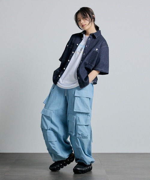 tシャツ 「ZOZOTOWN限定」LHP×momo/Organic cotton graphic logo T (Ladys)/lhpmom レディー L.H.P tシャツ 「ZOZOTOWN限定」LHP×momo/Organic cotton
