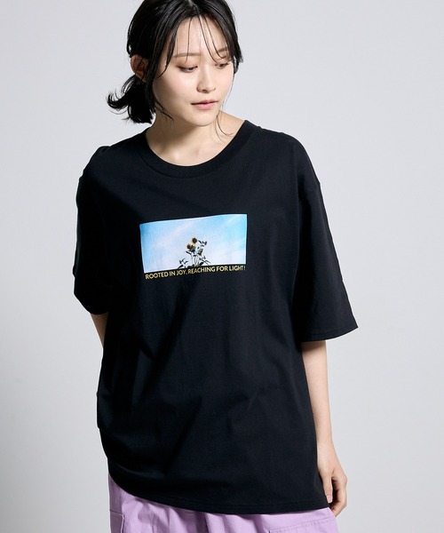 L.H.P（エルエイチピー）の「【ZOZOTOWN限定】Organic cotton photo graphic BIG T(UNISEX)/lhpays（Tシャツ/カットソー・レディース・ホワイト/ブラック・S/M/L/XL）」の20枚目の写真