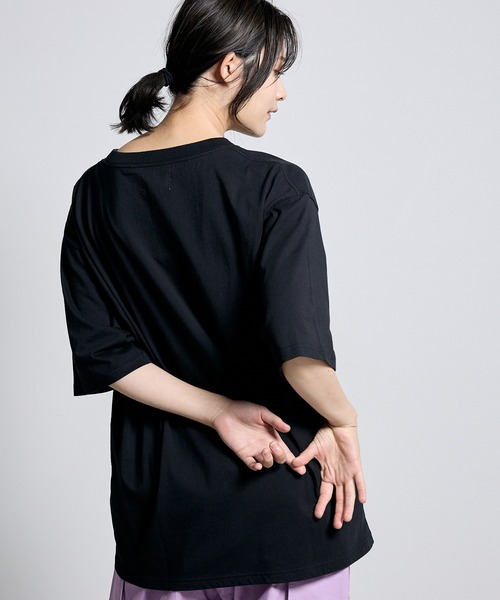 L.H.P（エルエイチピー）の「【ZOZOTOWN限定】Organic cotton photo graphic BIG T(UNISEX)/lhpays（Tシャツ/カットソー・レディース・ホワイト/ブラック・S/M/L/XL）」の13枚目の写真