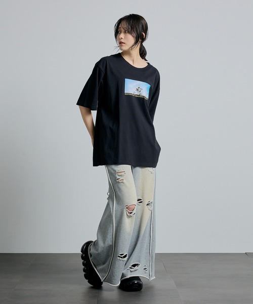 tシャツ 「ZOZOTOWN限定」Organic cotton photo graphic BIG T(UNISEX)/lhpays レディース メン L.H.P tシャツ 「ZOZOTOWN限定」Organic cotton photo graphic