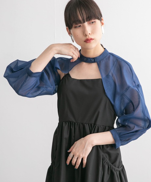 KBF(ケイビーエフ)の「コクーンスリーブパーツ(シャツ/ブラウス・レディース・オレンジ系その他/ネイビー・ONE)」の2枚目の写真