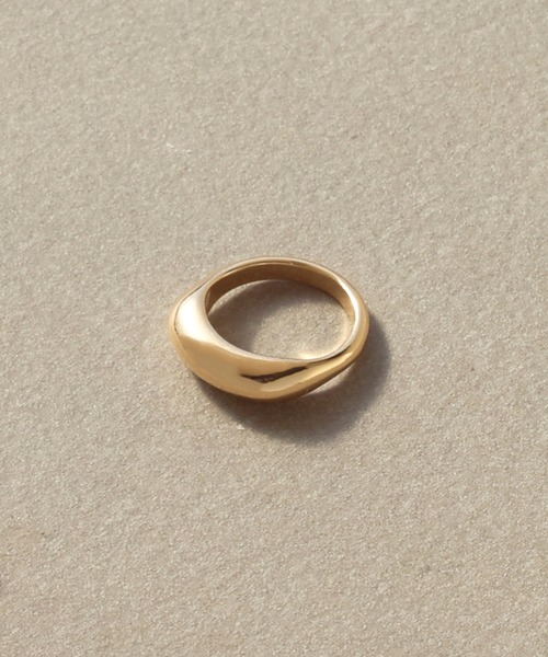 GOLDY(ゴールディ)の「プランプ メタル ピンキー リング(リング・レディース・ゴールド/シルバー系その他/ゴールド系その他/シルバー・FREE)」の3枚目の写真