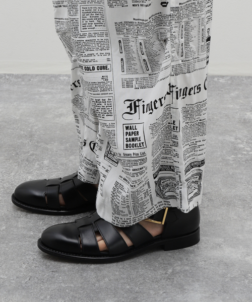 JOURNAL STANDARD(ジャーナルスタンダード)の「ニュースペーパー オーバーイージーパンツ(その他パンツ・メンズ・ホワイト・MEDIUM/LARGE)」の11枚目の写真
