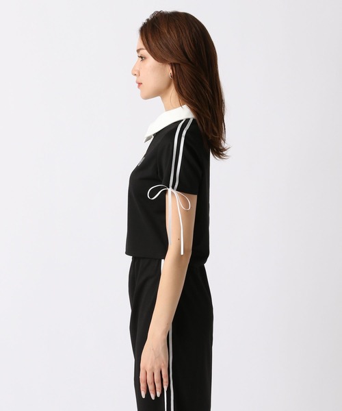 FOREVER 21(フォーエバー トゥエンティーワン)の「【2024SS】トラックポロシャツ(ポロシャツ・レディース・ブラック/ライトブルー・SMALL/MEDIUM)」の16枚目の写真