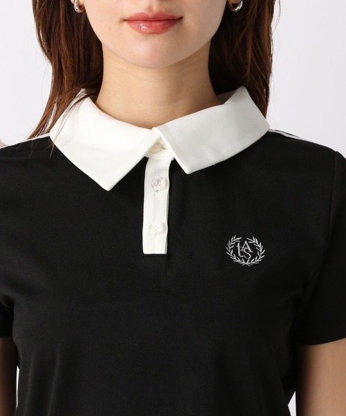 FOREVER 21(フォーエバー トゥエンティーワン)の「【2024SS】トラックポロシャツ(ポロシャツ・レディース・ブラック/ライトブルー・SMALL/MEDIUM)」の18枚目の写真