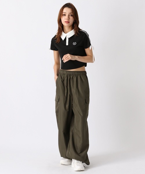 FOREVER 21(フォーエバー トゥエンティーワン)の「【2024SS】トラックポロシャツ(ポロシャツ・レディース・ブラック/ライトブルー・SMALL/MEDIUM)」の10枚目の写真