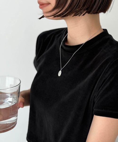 CANAL JEAN（キャナルジーン）の「Pt コインネックレス（ネックレス・レディース・シルバー/ゴールド・ONE SIZE）」の4枚目の写真