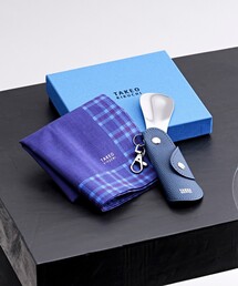 TAKEO KIKUCHI（タケオキクチ）の「【BOXセット】ハンカチ＆シューホーン セット（ハンカチ/ハンドタオル・メンズ）」