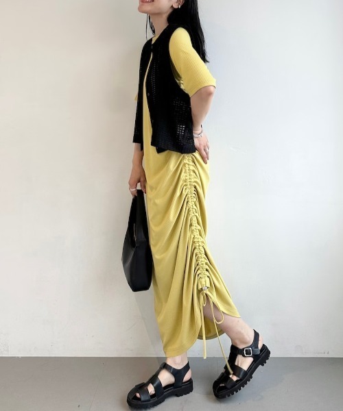 Formeque（フォルミーク）の「【Formeque】3wayメッシュカーディガン（カーディガン/ボレロ・レディース・アイボリー/ブラック/ライトブルー・FREE）」の14枚目の写真