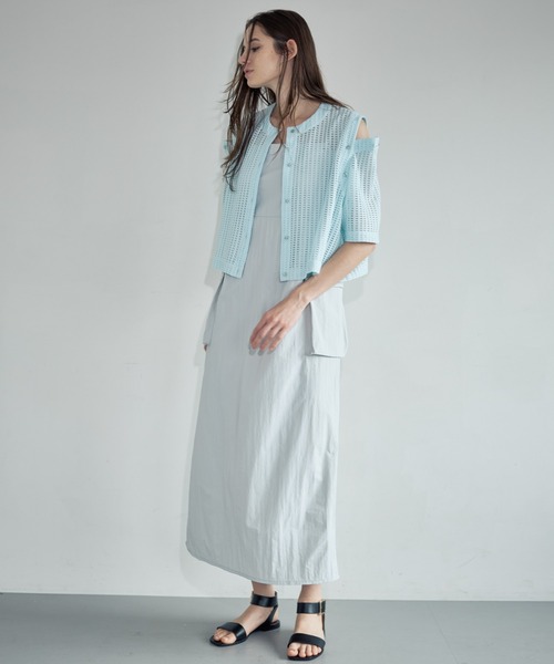 Formeque（フォルミーク）の「【Formeque】3wayメッシュカーディガン（カーディガン/ボレロ・レディース・アイボリー/ブラック/ライトブルー・FREE）」の18枚目の写真