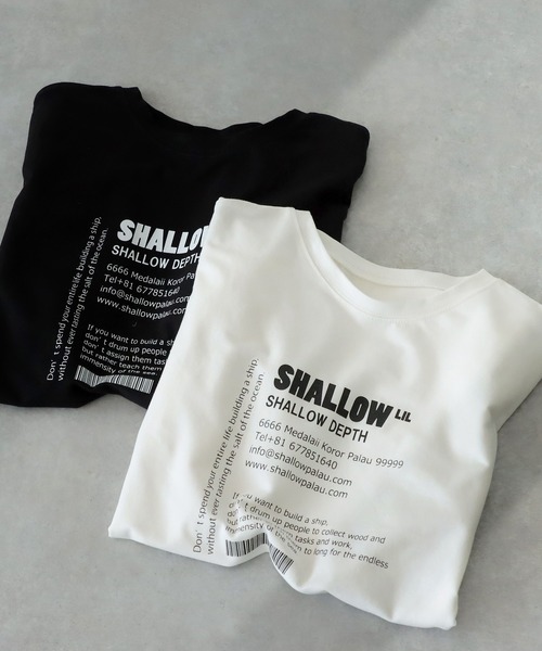 antiqua（アンティカ）の「ロゴTシャツ（Tシャツ/カットソー・レディース・ブラック/ホワイト・ONESIZE）」の5枚目の写真
