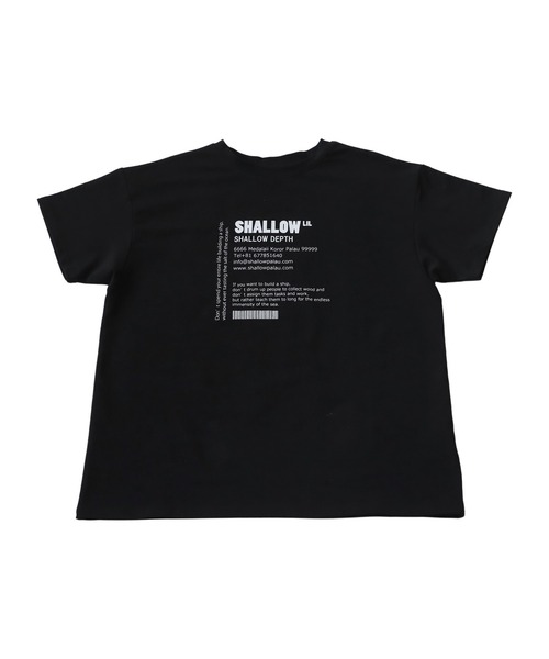 antiqua（アンティカ）の「ロゴTシャツ（Tシャツ/カットソー・レディース・ブラック/ホワイト・ONESIZE）」の7枚目の写真