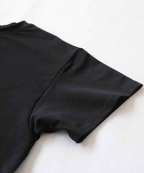 antiqua（アンティカ）の「ロゴTシャツ（Tシャツ/カットソー・レディース・ブラック/ホワイト・ONESIZE）」の10枚目の写真