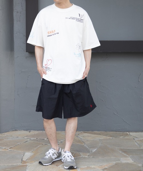 U.S. POLO ASSN.（ユーエスポロアッスン）の「【U.S. POLO ASSN./ユーエスポロアッスン】ワンポイントロゴ刺繍デザイン ビッグシルエット ナイロンバギーショーツ/ ルーズシルエット（その他パンツ・メンズ・グレー/ブラック/カーキ/ベージュ・S/M/L/XL）」の8枚目の写真
