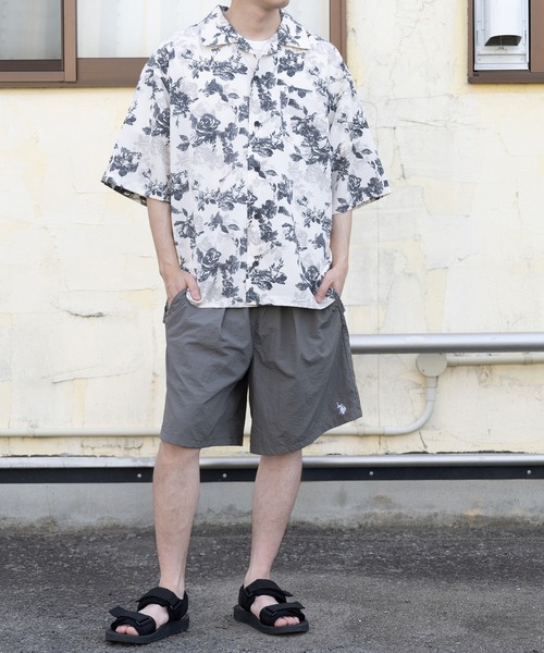 U.S. POLO ASSN.（ユーエスポロアッスン）の「【U.S. POLO ASSN./ユーエスポロアッスン】ワンポイントロゴ刺繍デザイン ビッグシルエット ナイロンバギーショーツ/ ルーズシルエット（その他パンツ・メンズ・グレー/ブラック/カーキ/ベージュ・S/M/L/XL）」の13枚目の写真