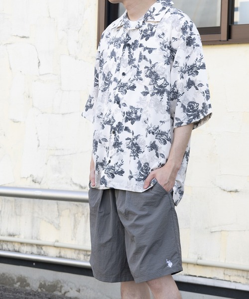 U.S. POLO ASSN.（ユーエスポロアッスン）の「【U.S. POLO ASSN./ユーエスポロアッスン】ワンポイントロゴ刺繍デザイン ビッグシルエット ナイロンバギーショーツ/ ルーズシルエット（その他パンツ・メンズ・グレー/ブラック/カーキ/ベージュ・S/M/L/XL）」の12枚目の写真
