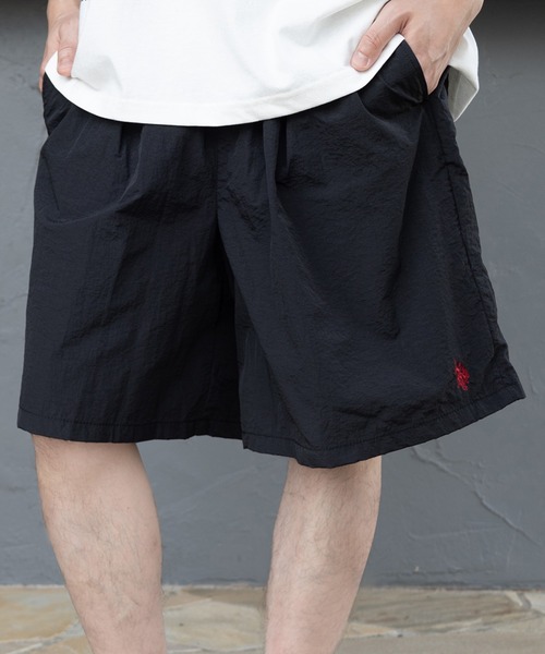 U.S. POLO ASSN.（ユーエスポロアッスン）の「【U.S. POLO ASSN./ユーエスポロアッスン】ワンポイントロゴ刺繍デザイン ビッグシルエット ナイロンバギーショーツ/ ルーズシルエット（その他パンツ・メンズ・グレー/ブラック/カーキ/ベージュ・S/M/L/XL）」の5枚目の写真