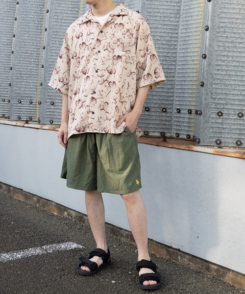 U.S. POLO ASSN.（ユーエスポロアッスン）の「【U.S. POLO ASSN./ユーエスポロアッスン】ワンポイントロゴ刺繍デザイン ビッグシルエット ナイロンバギーショーツ/ ルーズシルエット（その他パンツ・メンズ・グレー/ブラック/カーキ/ベージュ・S/M/L/XL）」の20枚目の写真