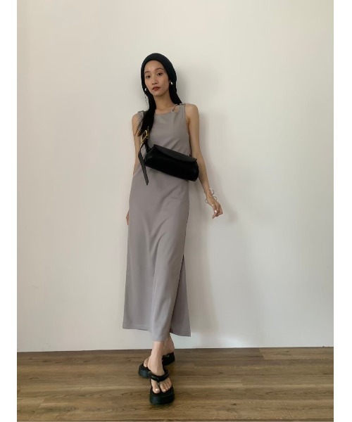 DRWCYS（ドロシーズ）の「カットアウトリブワンピース（ワンピース・レディース・ブラック/グレー・FREE）」の14枚目の写真