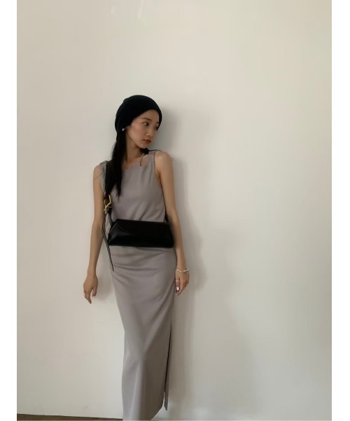 DRWCYS（ドロシーズ）の「カットアウトリブワンピース（ワンピース・レディース・ブラック/グレー・FREE）」の15枚目の写真