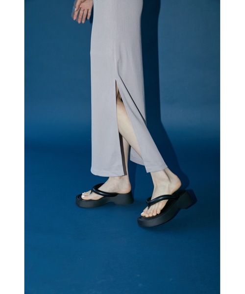 DRWCYS（ドロシーズ）の「カットアウトリブワンピース（ワンピース・レディース・ブラック/グレー・FREE）」の13枚目の写真