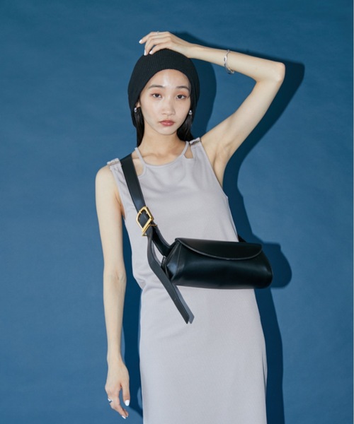 DRWCYS（ドロシーズ）の「カットアウトリブワンピース（ワンピース・レディース・ブラック/グレー・FREE）」の9枚目の写真