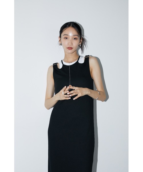 DRWCYS（ドロシーズ）の「カットアウトリブワンピース（ワンピース・レディース・ブラック/グレー・FREE）」の20枚目の写真