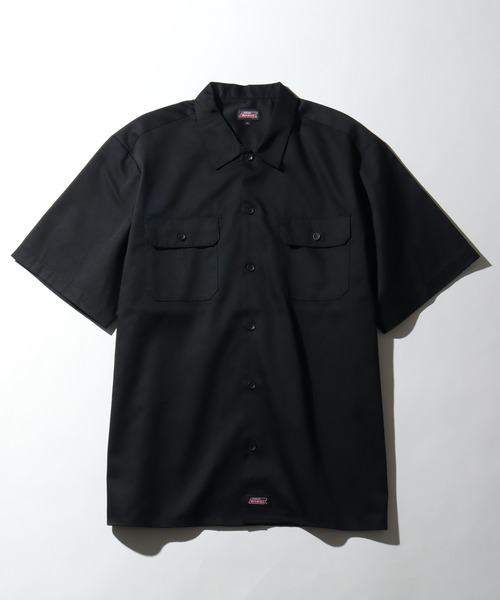Dickies（ディッキーズ）の「【GENUINE DICKIES/ジェニュインディッキーズ】ツイル 半袖 ワークシャツ（シャツ/ブラウス・メンズ・チャコールグレー/ブラック/ベージュ/カーキ・XL/L/M）」の18枚目の写真