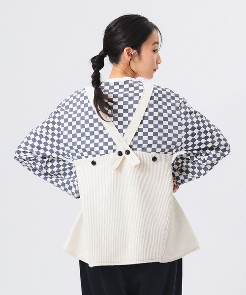 BEAMS BOY（ビームスボーイ）の「スイム アレンジ ベスト（ベスト・レディース・ネイビー/ホワイト系その他7・ONE SIZE）」の10枚目の写真
