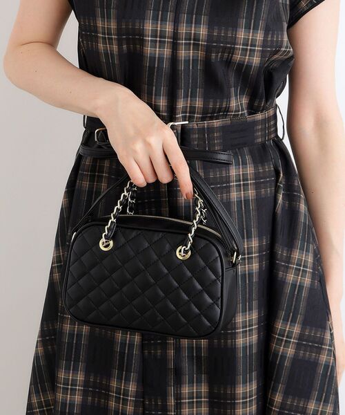 grove（グローブ）の「◆チェーンハンドルミニショルダー（ショルダーバッグ・レディース・ダークブラウン系1/ワインレッド/ブラック系3/ブラック・00）」の13枚目の写真