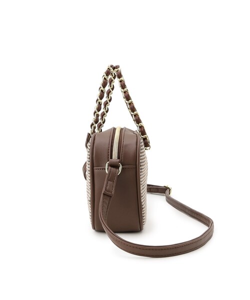 grove（グローブ）の「◆チェーンハンドルミニショルダー（ショルダーバッグ・レディース・ダークブラウン系1/ワインレッド/ブラック系3/ブラック・00）」の5枚目の写真